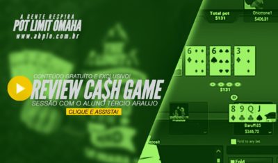 Review de cash game 🤑 – Sessão com o aluno Tércio Araújo – Parte 01 – 12/17