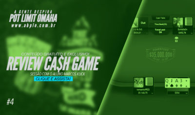 Review de cash game 🤑 – Sessão com o aluno Marcos Kuck – Parte 04 – 03/18